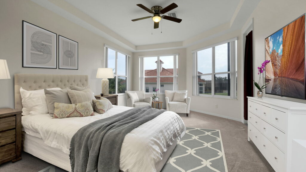 Image of bedroom after Virtual Staging